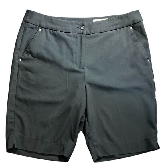 Greg Norman Womens Golf Shorts size 8 black - Picture 1 of 10